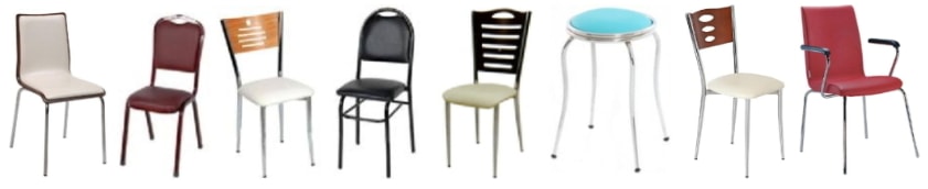 kiralık metal sandalyeler